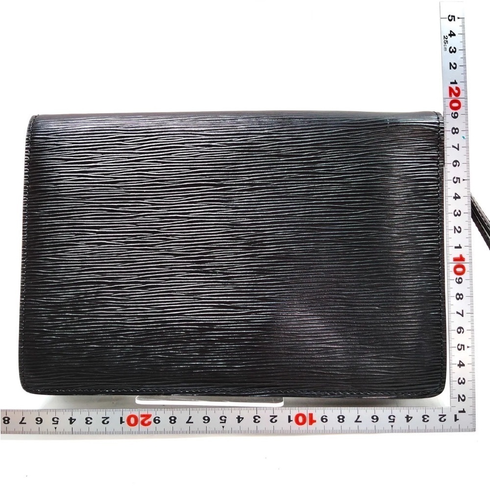 Louis Vuitton LV Clutch Bag M52612 Serier Dragonne Noir (Black) Epi 3252… - Picture 4 of 15